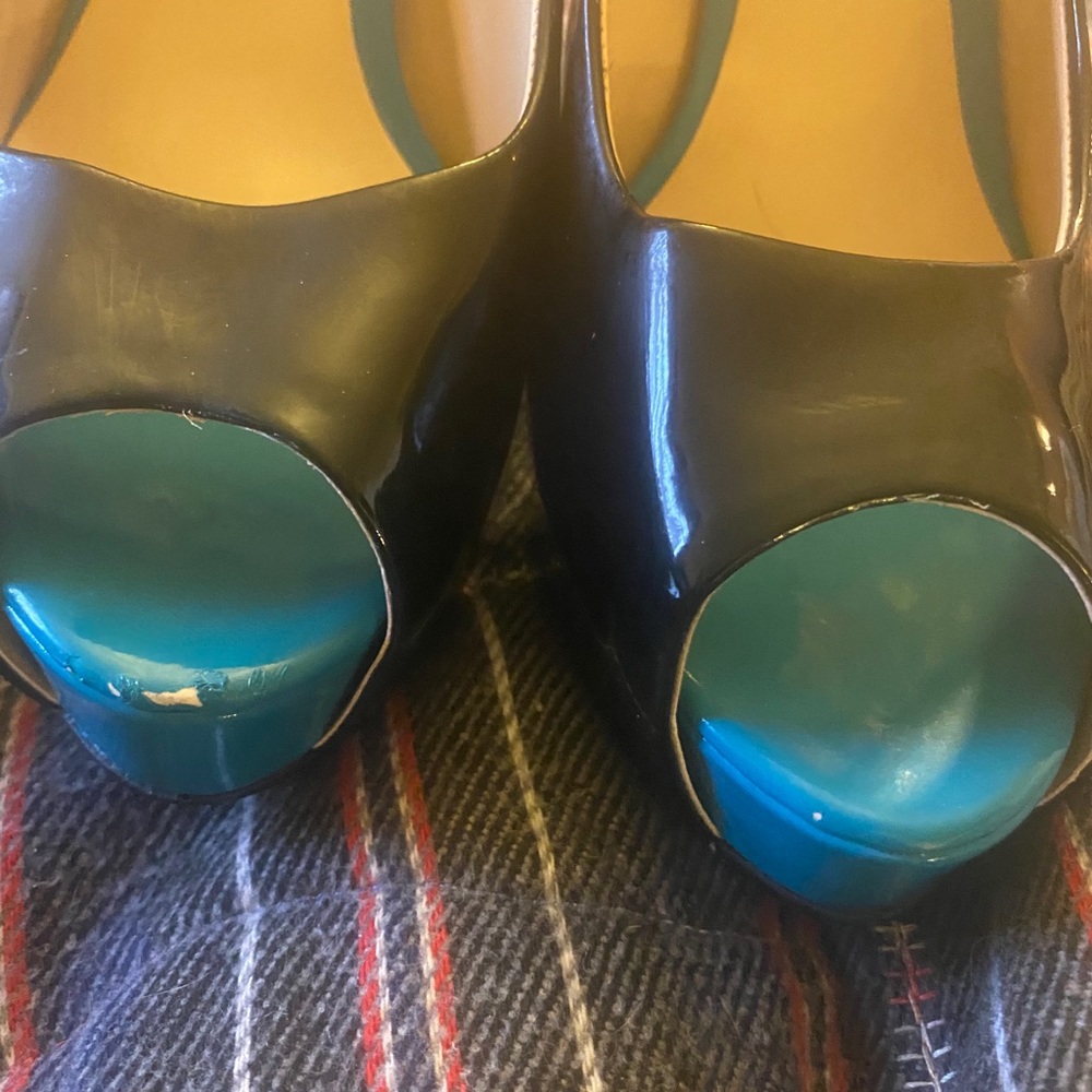 Three color Platform shoes